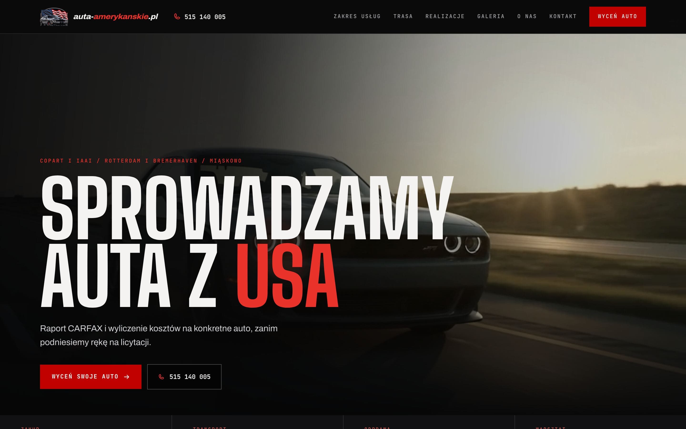 American Cars homepage