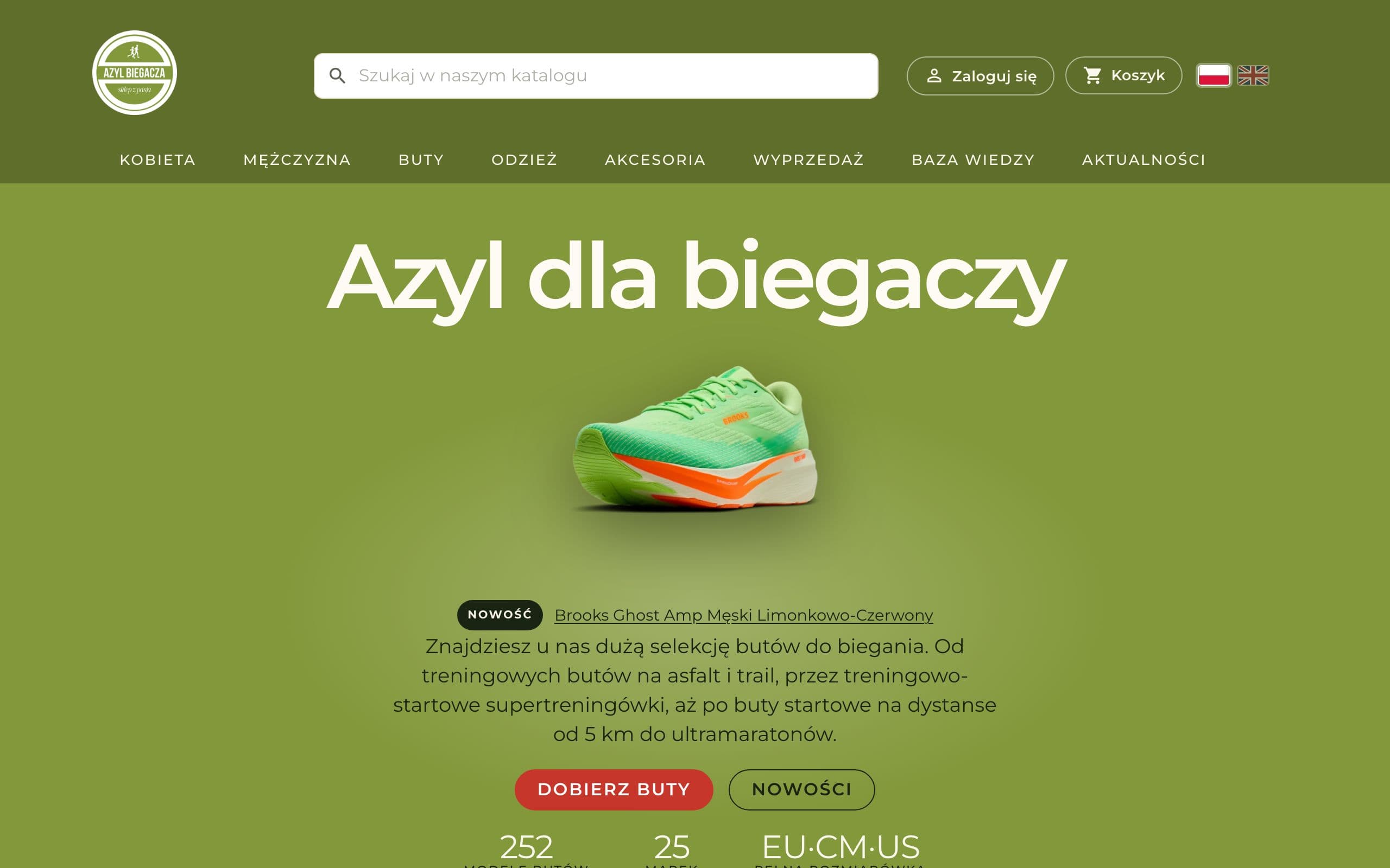 Azyl Biegacza homepage